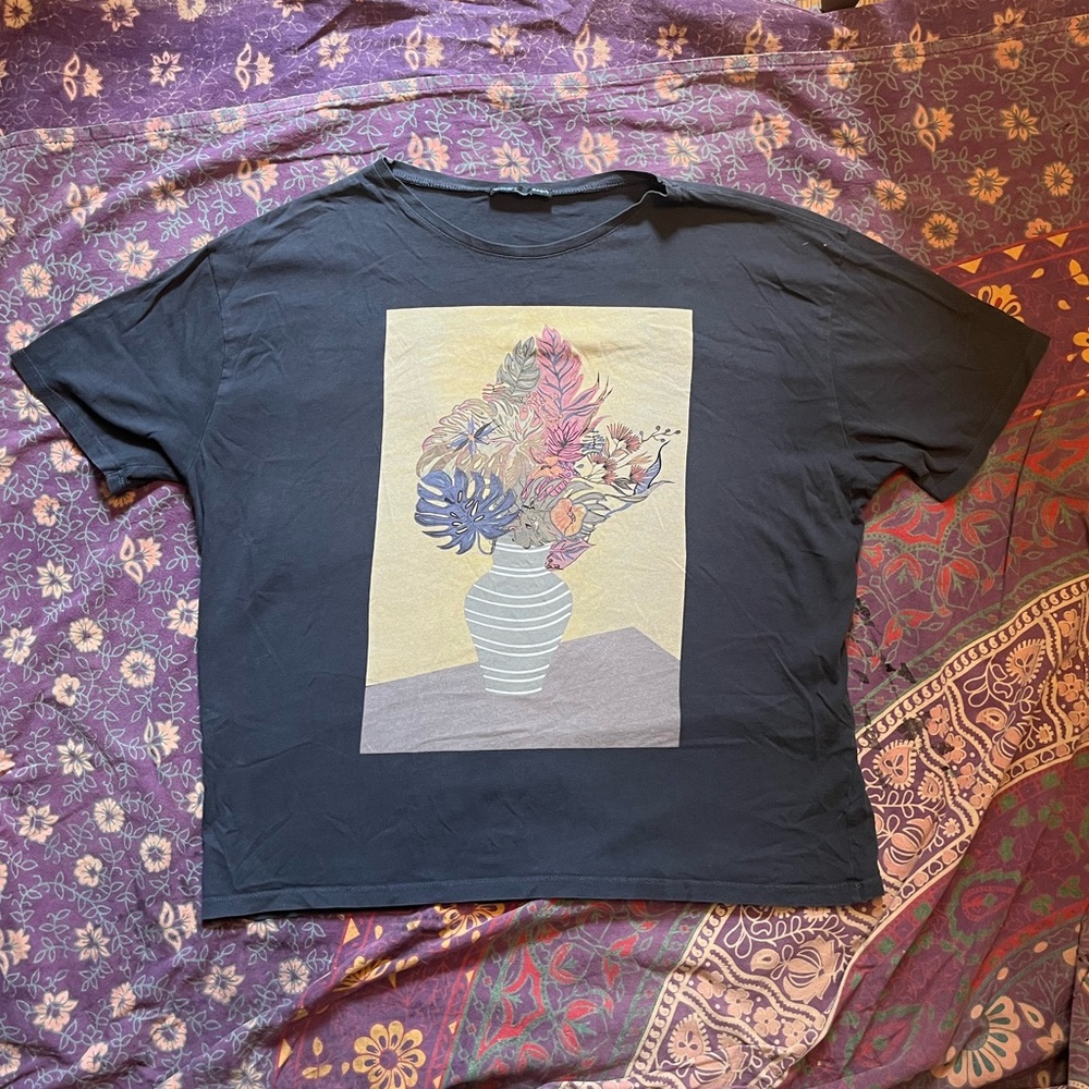 ZARA Oversized Graphic Tee